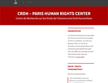Tablet Screenshot of crdh.fr